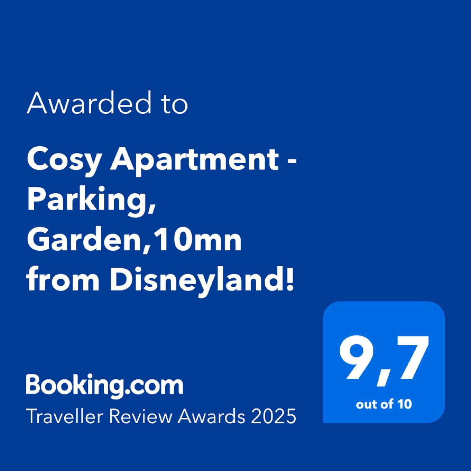 Apartamento Cosy - Parking, Garden,10mn From Disneyland! Montévrain